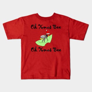 Oh Xmas Bee, Oh Xmas Bee Kids T-Shirt